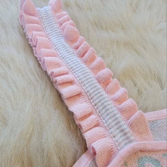 NWT LoveShackFancy Chia Crop Tank Floral Ruffle - Picture 7 of 12